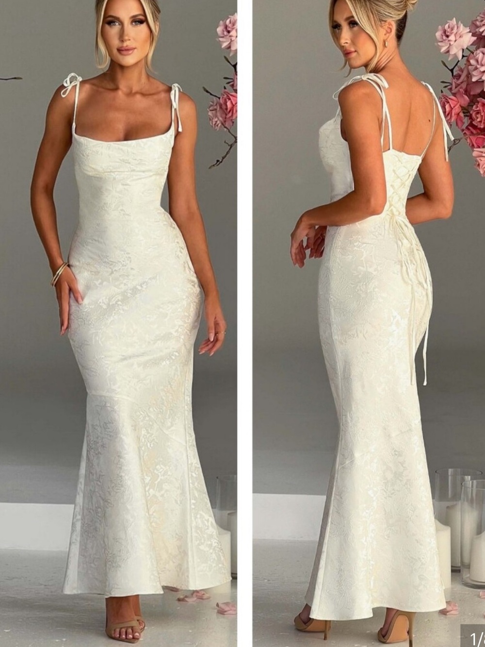 Whitney babyboo Maxi Dress in Ivory